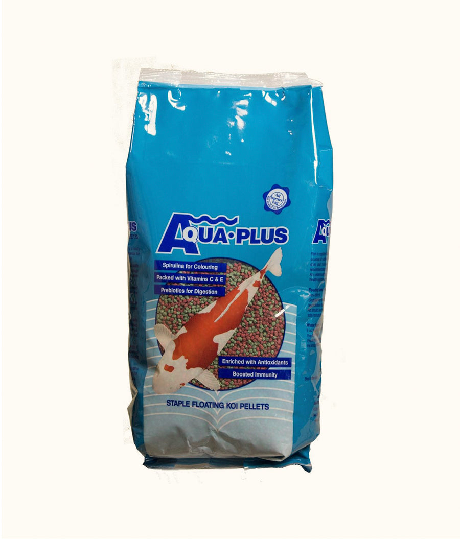 Bag of Aqua-Plus Khoi fish food 1kg & 5kg 1-5mm | Dashing Pets