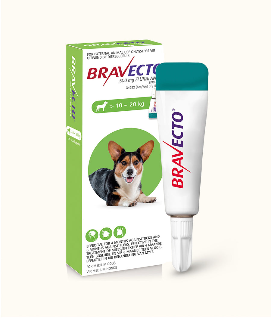 Bravecto® Spot-On for Medium Dogs (10kg-20kg) | Dashing Pets