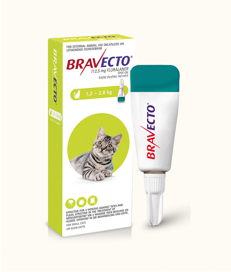 Bravecto® Spot-On for Small Cats (1.2-2.8 kg) | Dashing Pets