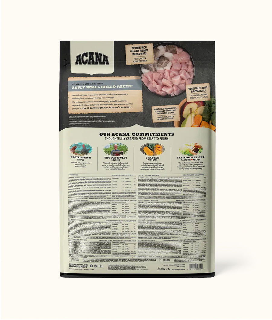 Acana Adult Small Breed Dog Food 11.4kg | Dashing Pets