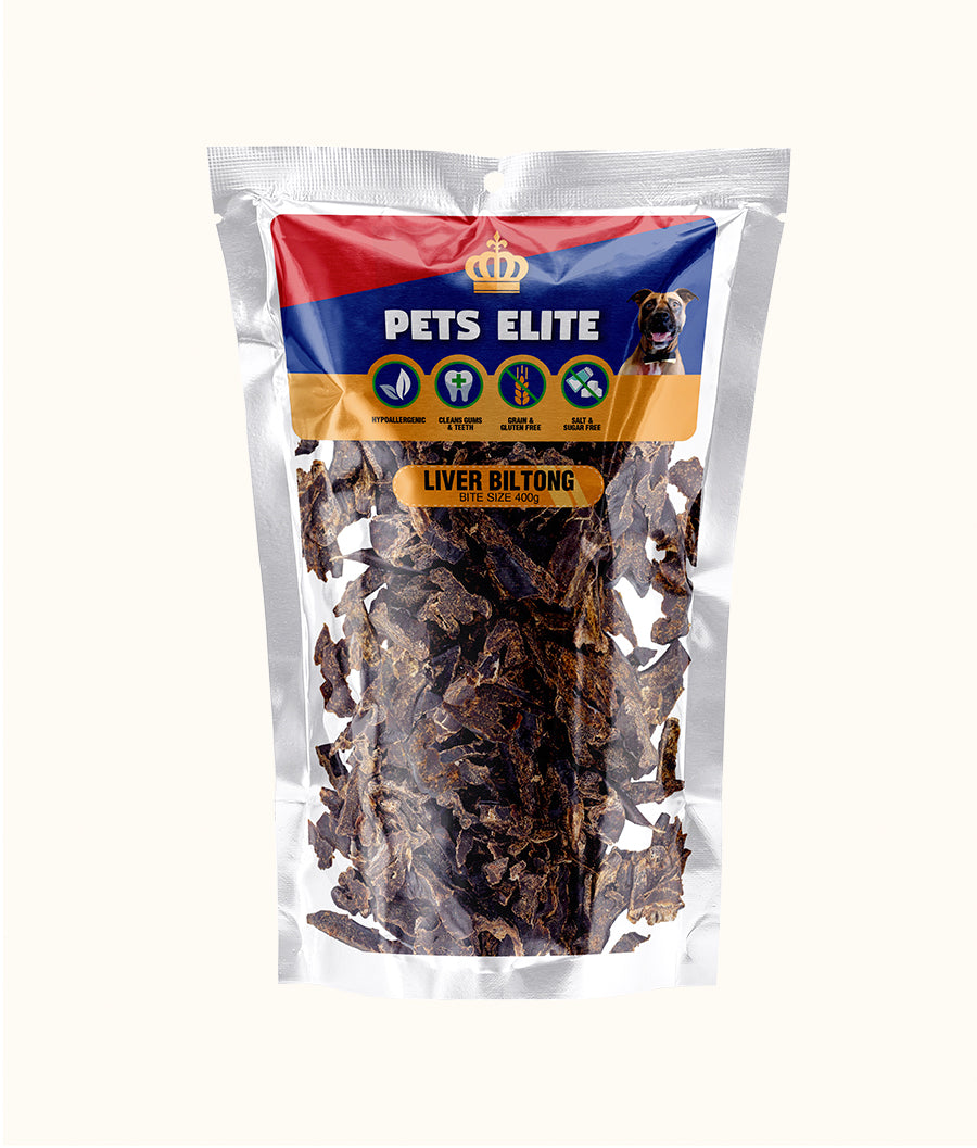 Pets Elite Liver Biltong Bite Size | Dashing Pets