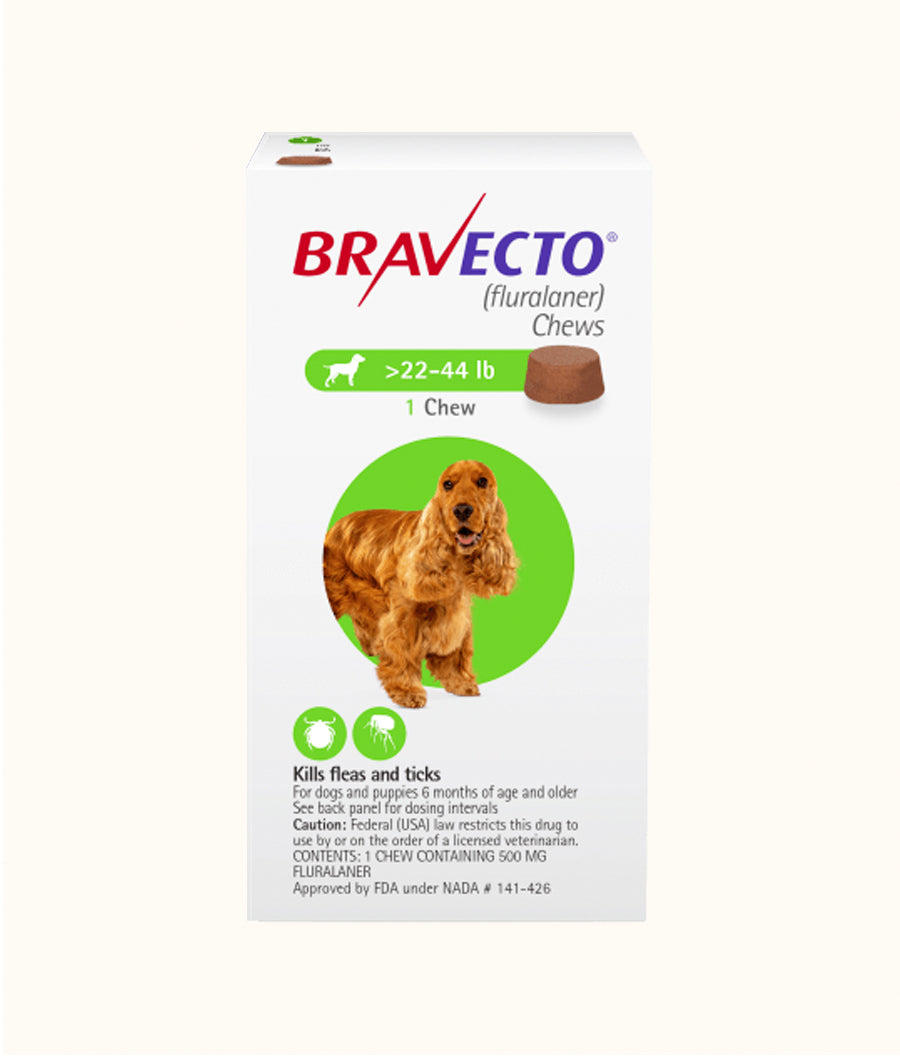 Bravecto® Chewable Tablets for Medium Dogs (10kg-20kg) Front | Dashing Pets
