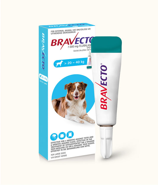 Bravecto®  Spot-On for Large Dogs (20kg-40kg) | Dashing Pets
