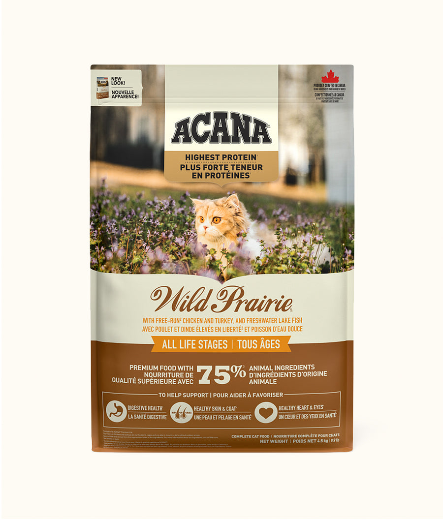 Acana Adult Cat Food Highest Protein Wild  Prairie 4.8kg | Dashing Pets