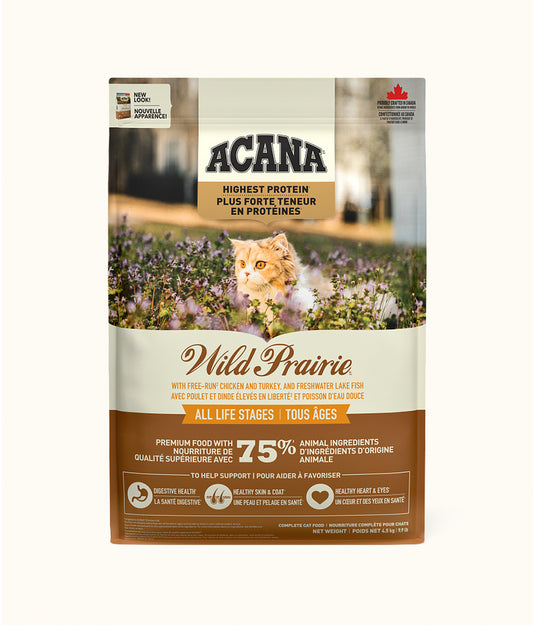 Acana Adult Cat Food Highest Protein Wild  Prairie 4.8kg | Dashing Pets