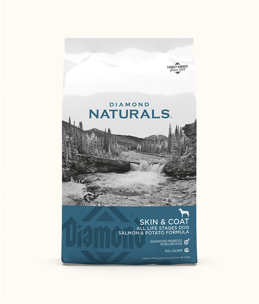 Diamond Naturals Skin & Coat All Life Stages Dog Salmon & Potato Formula 20kg | Dashing Pets
