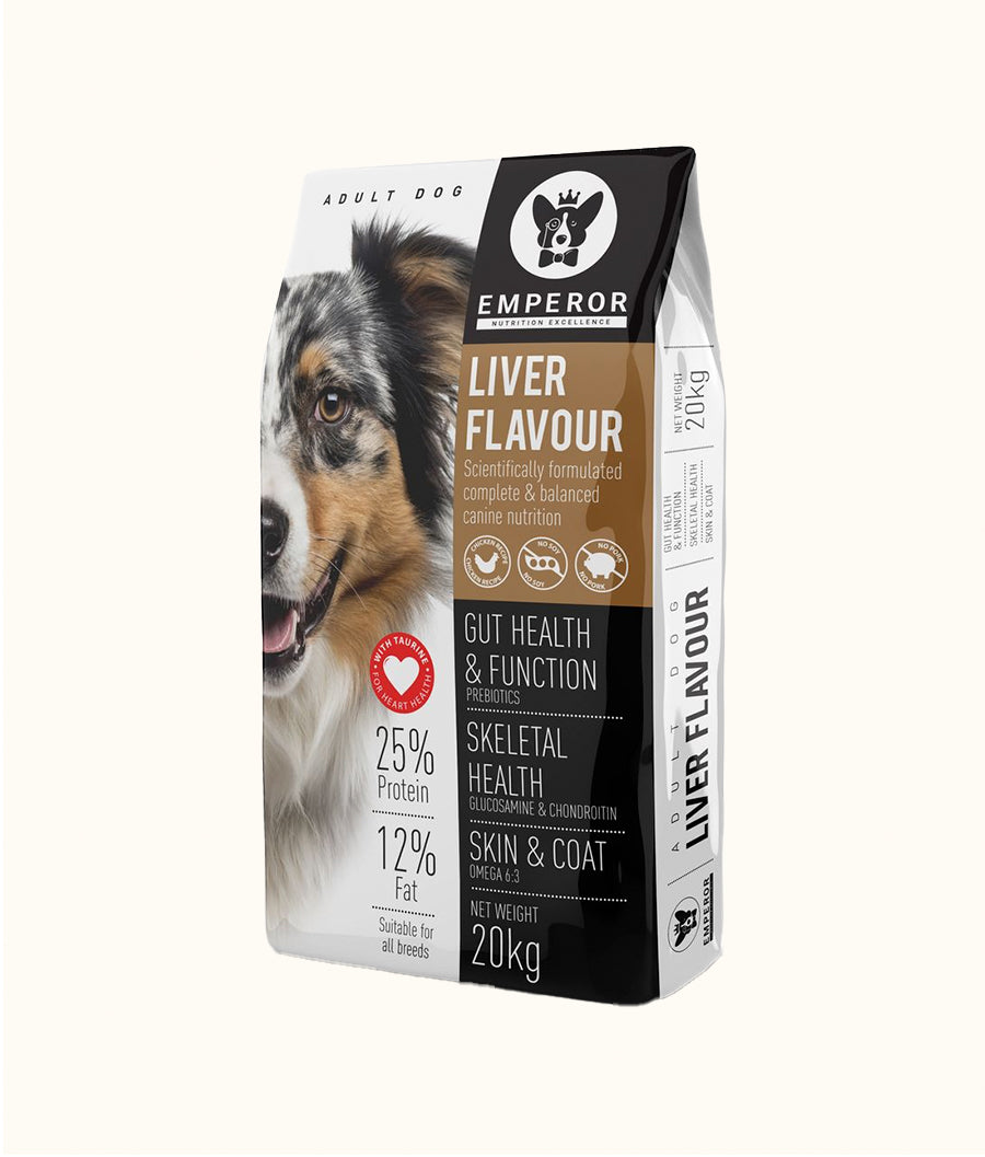 Emperor Liver Adult Dog Food 20kg | Dashing Pets