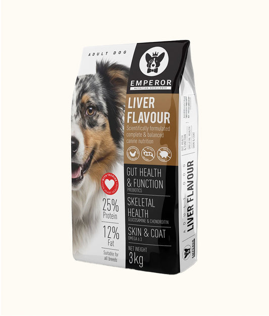 Emperor Liver Adult Dog Food 3kg | Dashing Pets