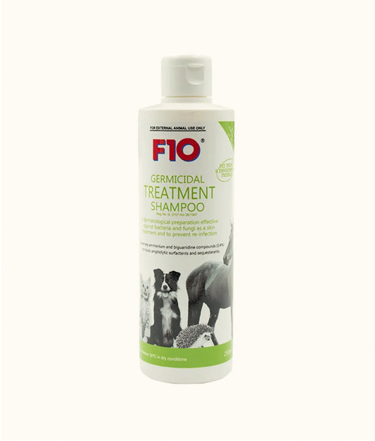 F10 germicidal treatment shampoo 250ml  Front |  Dashing Pets