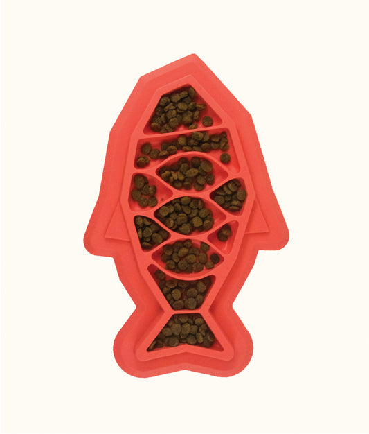 Outward Hound Fishy Fun Feed Mat Cat Slow Feeder | Dashing Pets
