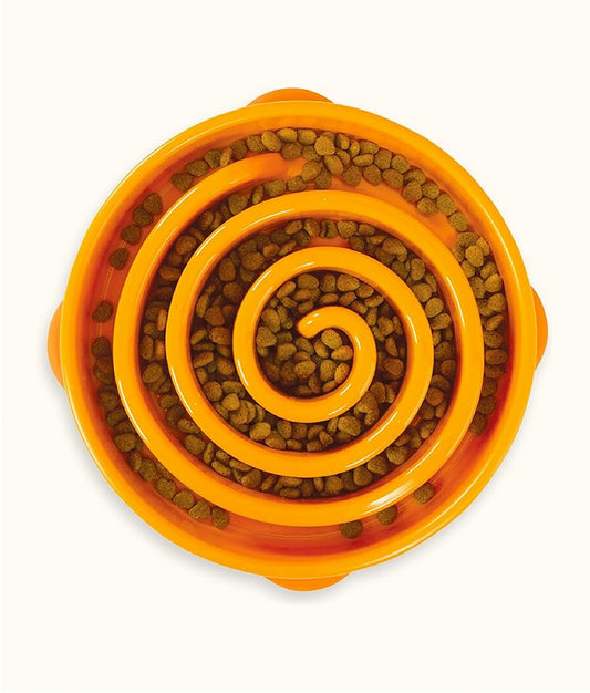Outward Hound Slow Feeder Spiral/Swirl  Small | Dashing Pets
