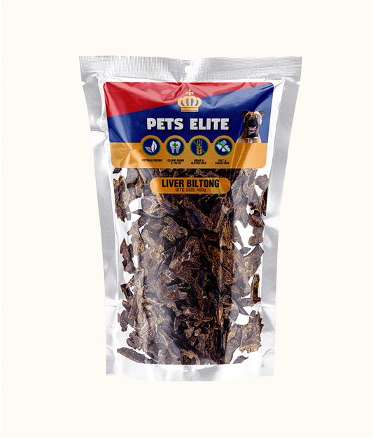 Pets Elite Liver Biltong Bite Size | Dashing Pets