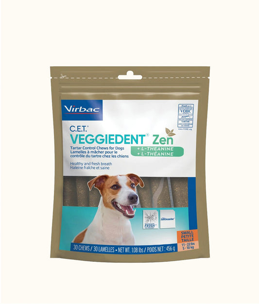 Virbac VeggieDent Zen Small (5-10kg) 15's Front | Dashing Pets