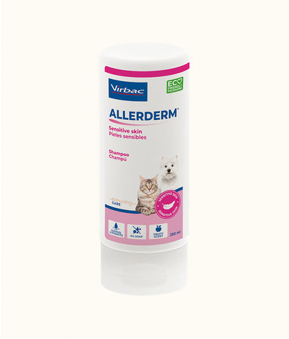 Virbac Allerderm Sensitive Shampoo 250ml Front | Dashing Pets