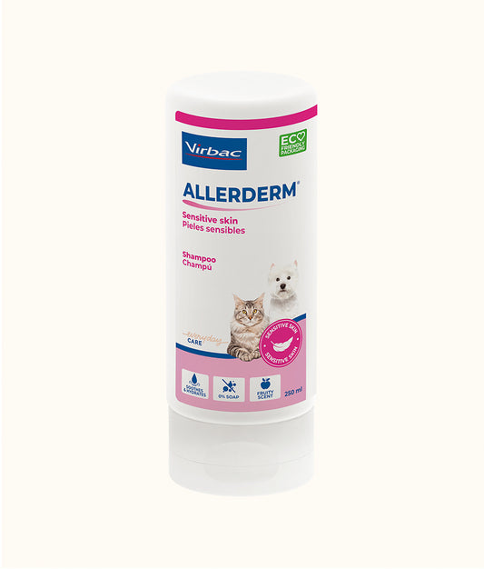 Virbac Allerderm Sensitive Shampoo 250ml Front | Dashing Pets