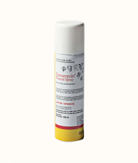 Terramycin Wound Spray canister dogs and cats  150ml | Dashing Pets